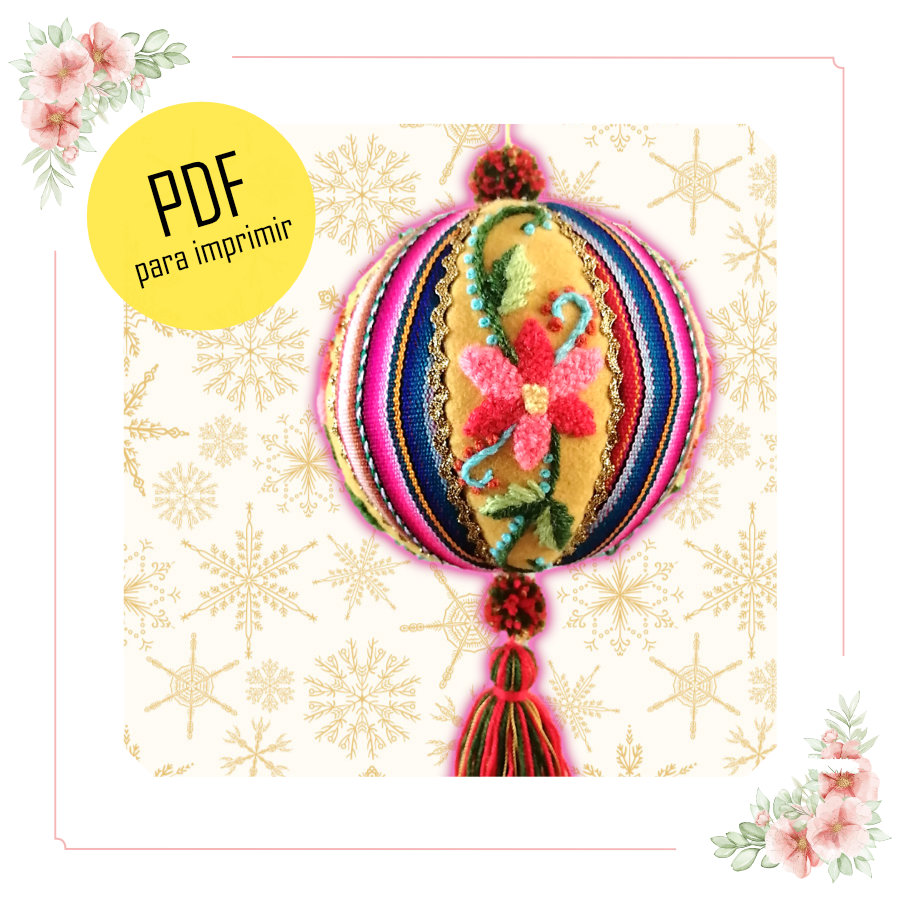 bolas navideñas con patchwork imagen destacada