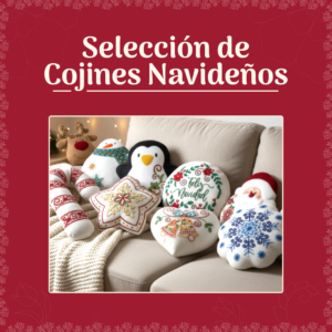 Selección de Diseños de Cojines Navideños