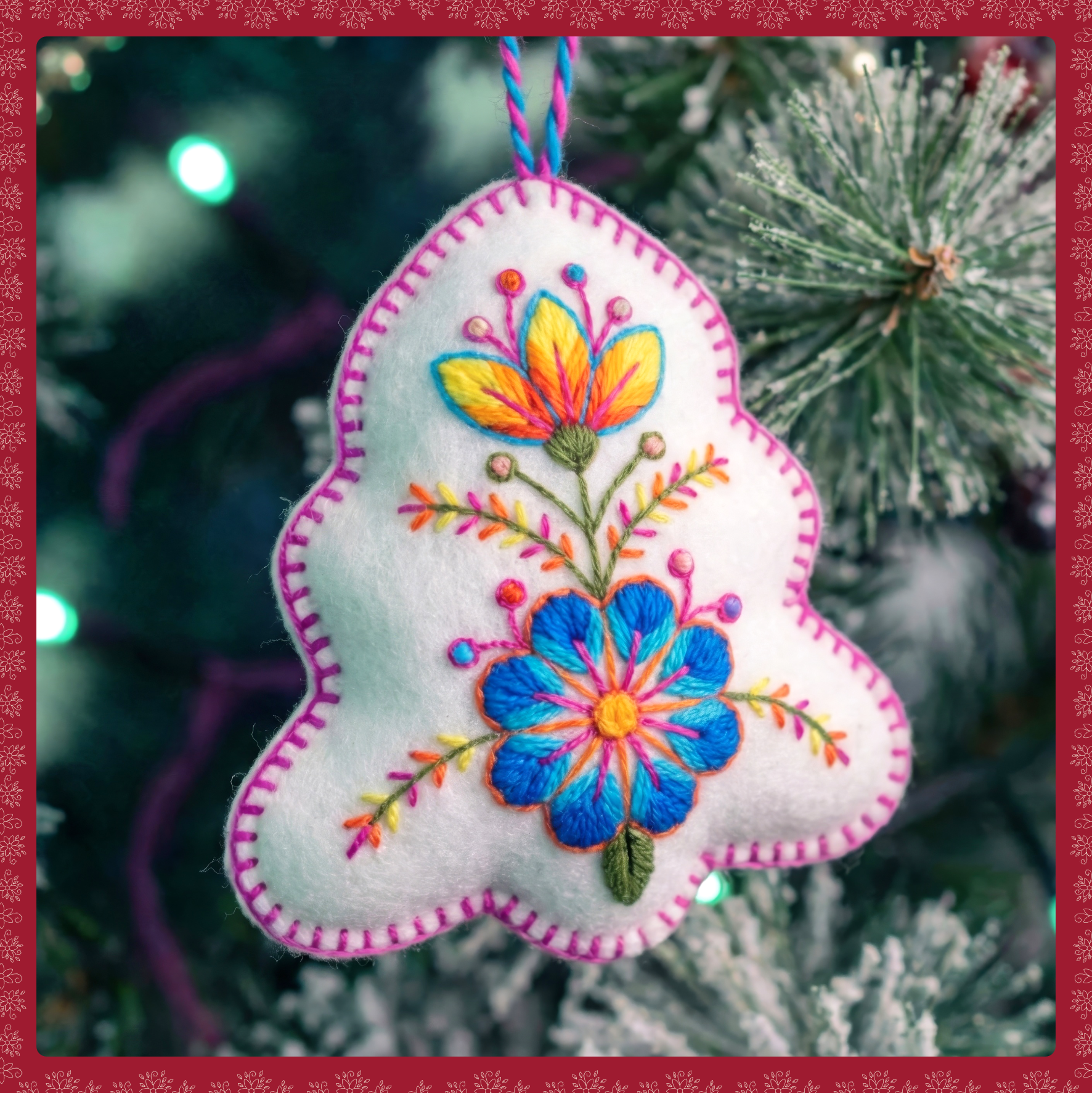 portada - colgante de arbol navideño ayacuchano- GRATIS